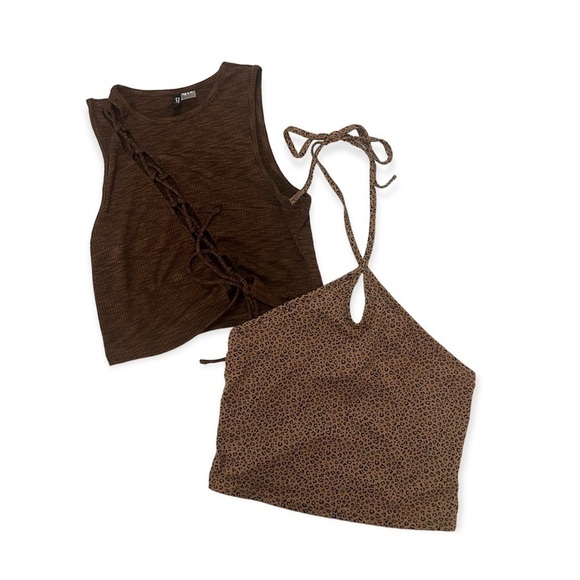 H&M Tops - Brown Crop top Bundle